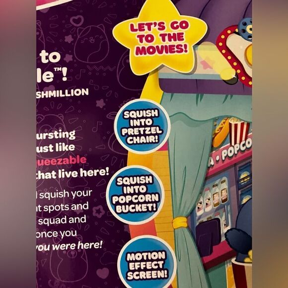 Squishville Cinema box with 2 vehicles  no cardboard box or bird squishville - Picture 10 of 15